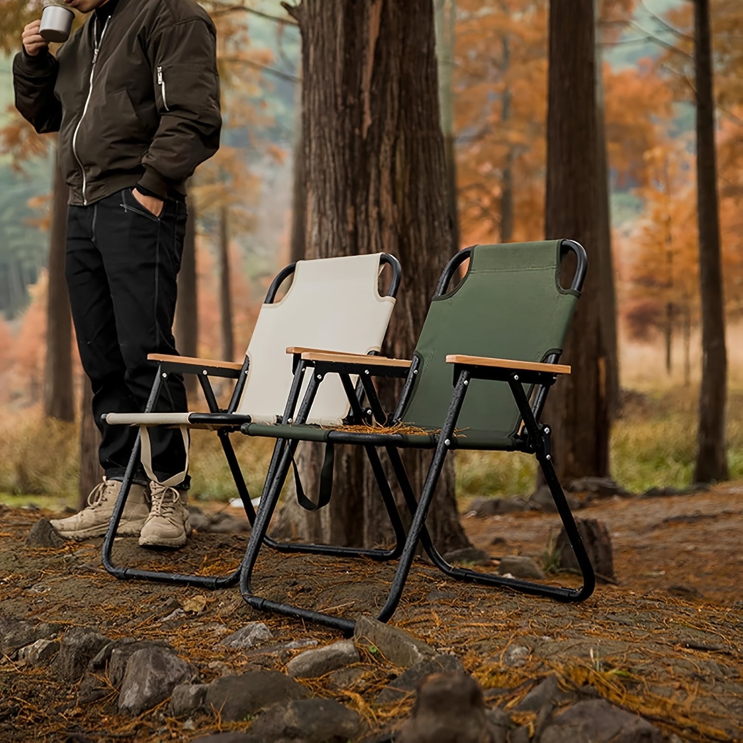 Opvouwbare Campingstoel Met Handgreep