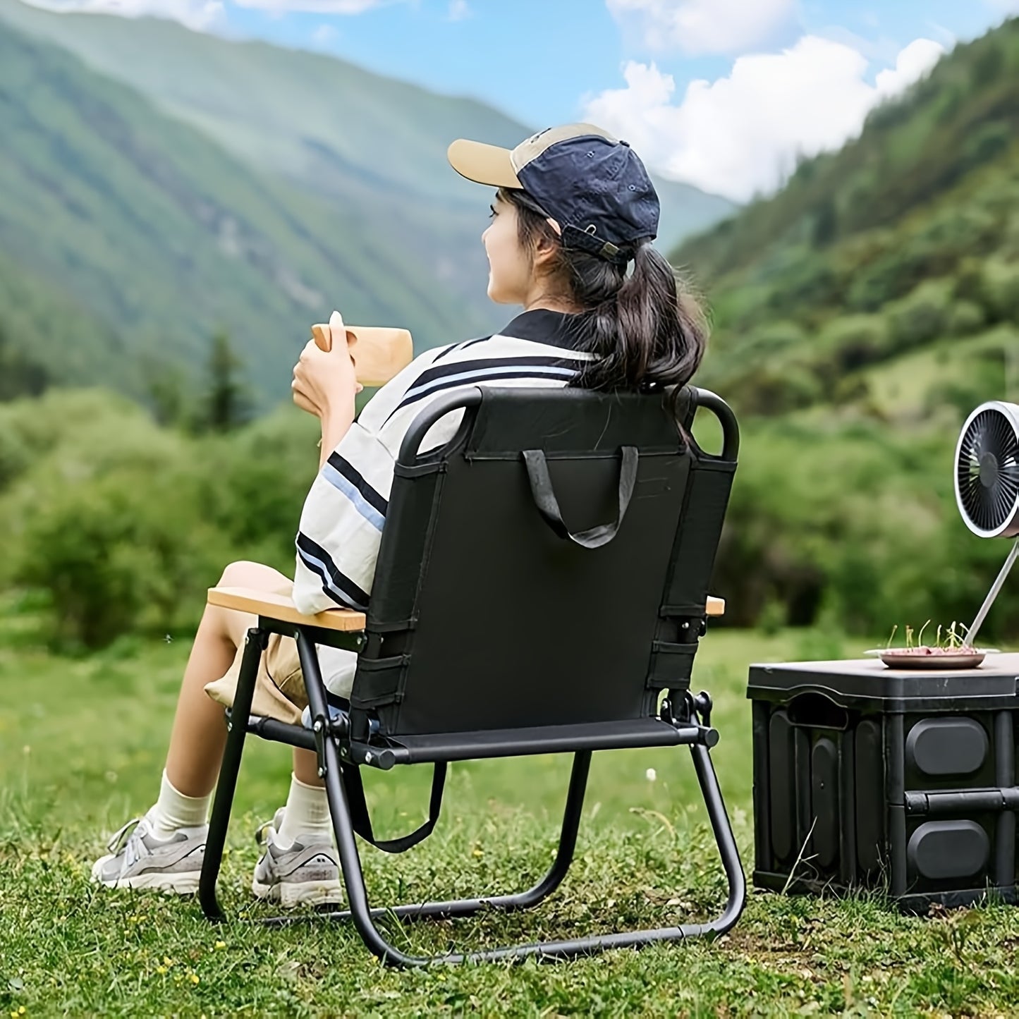 Opvouwbare Campingstoel Met Handgreep