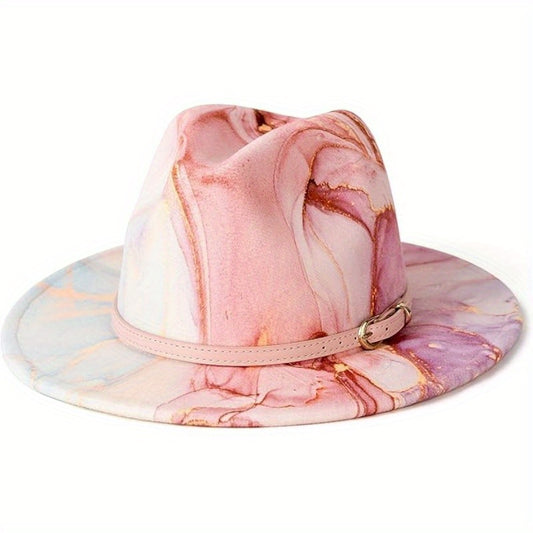 Lichtgewicht Tie-Dye Fedora Hoed
