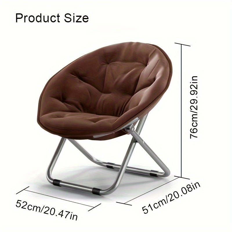 Ergonomische Opvouwbare Maanstoel met Hoofdsteun
